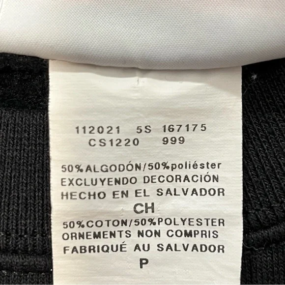 Champion Fairfield University Stags Fleece Sweatshirt Mens Small Black Pullover - Picture 5 of 8